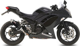 Terminale Di Scarico Con Omologazione Suono Gp Carbonio - Mivv Compatibile Con Kawasaki Ninja 300 (2013-2016)