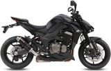Doppio Terminale Di Scarico Con Omologazione Suono Gp Inox Nero - Mivv Compatibile Con Kawasaki Z 1000 (2014-2020)