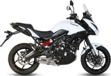 Impianto Di Scarico Completo Non Catalizzato E Con Omologazione Suono Oval Inox - Mivv Compatibile Con Kawasaki Versys 650 (2015-2020)