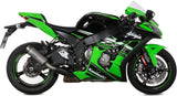 Terminale Di Scarico Non Catalizzato E Con Omologazione Suono Gppro Titanio - Mivv Compatibile Con Kawasaki Zx-10R (2016-2020)