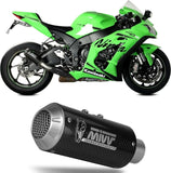 Terminale Di Scarico Con Omologazione Suono Mk3 Carbonio - Mivv Compatibile Con Kawasaki Zx 10R - Rr - Se (2016-2024)