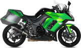 Doppio Terminale Di Scarico Con Omologazione Suono Gp Carbonio - Mivv Compatibile Con Kawasaki Z 1000 Sx (2014-2019)