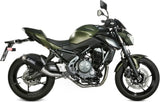 Impianto Di Scarico Completo Non Catalizzato E Con Omologazione Suono Gppro Carbonio - Mivv Compatibile Con Kawasaki Z 650 (2017-2023)