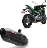 Terminale Di Scarico Con Omologazione Suono Suono Inox Nero Carbonio - Mivv Compatibile Con Kawasaki Z 900 (2017-2024)
