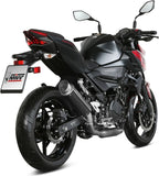 Terminale Di Scarico Con Omologazione Suono Gppro Inox Nero - Mivv Compatibile Con Kawasaki Ninja 400 (2018-2020)