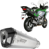 Terminale Di Scarico Con Omologazione Suono Delta Race Inox Carbonio - Mivv Compatibile Con Kawasaki Versys 1000 (2019-2024)