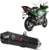 Terminale Di Scarico Con Omologazione Suono Oval Carbonio Carbonio - Mivv Compatibile Con Kawasaki Versys 1000 (2019-2024)