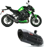 Terminale Di Scarico Con Omologazione Suono Suono Inox Nero Carbonio - Mivv Compatibile Con Kawasaki Z 900 (2020-2024)