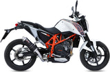 Terminale Di Scarico Con Omologazione Suono Gp Inox Nero - Mivv Compatibile Con Ktm 690 Duke (2012-2018)