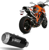 Terminale Di Scarico Con Omologazione Suono Mk3 Inox Nero - Mivv Compatibile Con Ktm Duke 1290 (2014-2019)