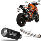 Terminale Di Scarico Non Catalizzato E Con Omologazione Suono Mk3 Carbonio - Mivv Compatibile Con Ktm Duke 1290 (2014-2019)