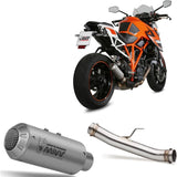 Terminale Di Scarico Non Catalizzato E Con Omologazione Suono Mk3 Inox - Mivv Compatibile Con Ktm Duke 1290 (2014-2019)