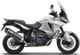 Exhaust Tip With Noise Certification Speed Edge Steel Black Carbon - Mivv Compatible With Ktm 1090 Adventure (2017-2019)