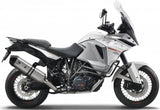 Terminale Di Scarico Con Omologazione Suono Speed Edge Inox Carbonio - Mivv Compatibile Con Ktm 1090 Adventure (2017-2019)