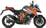 Terminale Di Scarico Con Omologazione Suono Delta Race Inox Carbonio - Mivv Compatibile Con Ktm 1290 Superduke Gt (2016-2024)