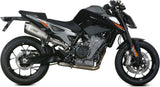 Terminale Di Scarico Con Omologazione Suono Delta Race Inox Carbonio - Mivv Compatibile Con Ktm 790 Duke (2018-2020)