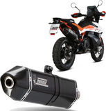 Terminale Di Scarico Con Omologazione Suono Speed Edge Inox Nero Carbonio - Mivv Compatibile Con Ktm 790 Adventure R (2019-2020)
