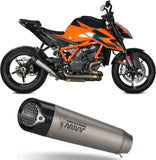 Terminale Di Scarico Con Omologazione Suono X-M5 Titanio Carbonio - Mivv Compatibile Con Ktm Duke 1290 (2020-2024)