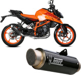Terminale Di Scarico Con Omologazione Suono Gppro Carbonio - Mivv Compatibile Con Ktm 390 Duke (2024)