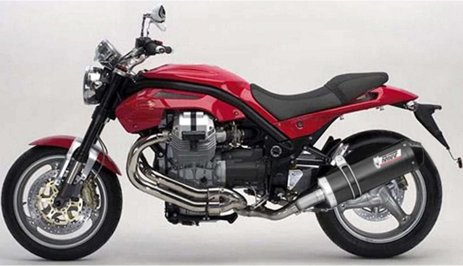 Terminale Di Scarico Catalizzato E Con Omologazione Suono Oval Carbonio Carbonio - Mivv Compatibile Con Moto Guzzi Griso 1100 (2006-2011)