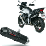 Terminale Di Scarico Con Omologazione Suono Oval Carbonio Carbonio - Mivv Compatibile Con Moto Guzzi V85 Tt (2019-2024)