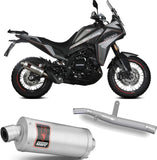Terminale Di Scarico Non Catalizzato E Con Omologazione Suono Dakar Inox - Mivv Compatibile Con Moto Morini X-Cape 649 (2021-2024)
