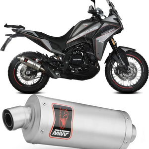 Terminale Di Scarico Con Omologazione Suono Dakar Inox - Mivv Compatibile Con Moto Morini X-Cape 649 (2021-2024)