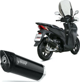 Terminale Di Scarico Catalizzato E Con Omologazione Suono Mover Inox Nero - Mivv Compatibile Con Honda Sh 300 (2007-2020)