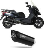 Complete Catalytic Exhaust System With Sound Certification Mover Steel Black - Mivv Compatible With Kymco Downtown 125 (2009-2016)