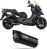 Impianto Di Scarico Completo Catalizzato E Con Omologazione Suono Mover Inox Nero - Mivv Compatibile Con Kymco Downtown 300 (2009-2017)