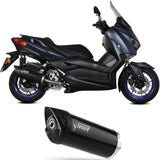 Terminale Di Scarico Catalizzato E Con Omologazione Suono Mover Inox Nero - Mivv Compatibile Con Yamaha X-Max 300 (2021-2024)