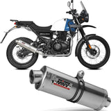 Terminale Di Scarico Non Catalizzato E Con Omologazione Suono Oval Inox - Mivv Compatibile Con Royal Enfield Himalayan (2021-2023)