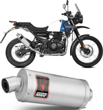 Terminale Di Scarico Non Catalizzato E Con Omologazione Suono Dakar Inox - Mivv Compatibile Con Royal Enfield Himalayan (2021-2023)