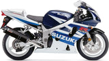 Terminale Di Scarico Con Omologazione Suono Oval Carbonio - Mivv Compatibile Con Suzuki Gsx-R 600 (1996-2000)
