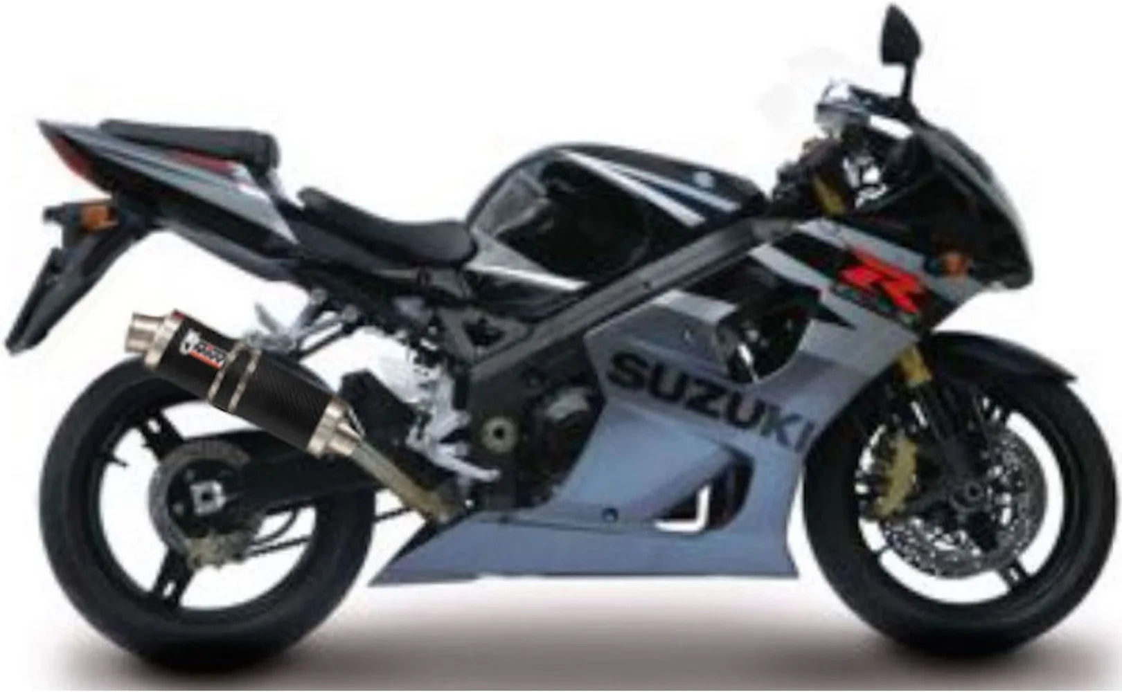 Terminale Di Scarico Con Omologazione Suono Gp Carbonio - Mivv Compatibile Con Suzuki Gsx-R 1000 (2003-2004)