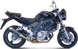 Terminale Di Scarico Catalizzato E Con Omologazione Suono Gp Carbonio - Mivv Compatibile Con Suzuki Sv 650 (2004-2015)