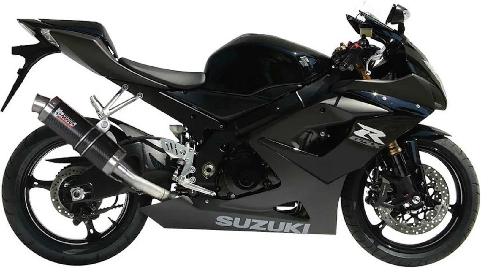 Terminale Di Scarico Con Omologazione Suono Gp Carbonio - Mivv Compatibile Con Suzuki Gsx-R 1000 (2005-2006)