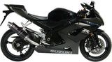 Terminale Di Scarico Con Omologazione Suono Gp Carbonio - Mivv Compatibile Con Suzuki Gsx-R 1000 (2005-2006)