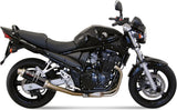 Terminale Di Scarico Con Omologazione Suono Gp Inox Nero - Mivv Compatibile Con Suzuki Gsf 650 Bandit (2005-2006)