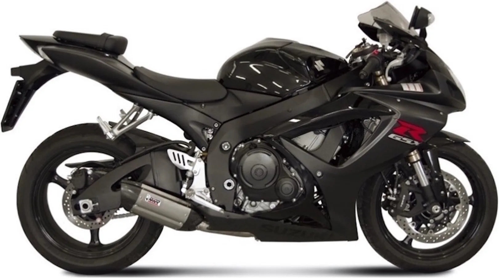 Terminale Di Scarico Catalizzato E Con Omologazione Suono Suono Inox Carbonio - Mivv Compatibile Con Suzuki Gsx-R 600 (2006-2007)