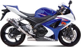 Doppio Terminale Di Scarico Non Catalizzato Con Omologazione Suono Gp Carbonio - Mivv Compatibile Con Suzuki Gsx-R 1000 (2007-2008)