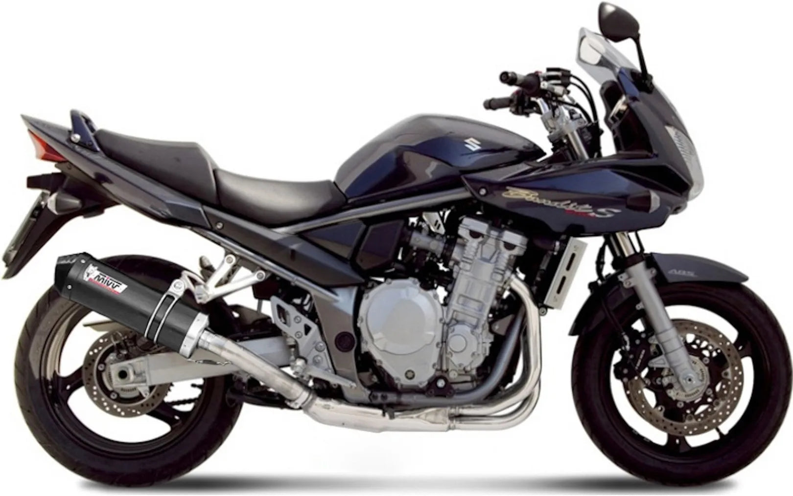 Terminale Di Scarico Con Omologazione Suono Oval Carbonio Carbonio - Mivv Compatibile Con Suzuki Gsx 1250 Fa (2009-2016)