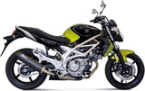 Exhaust Tip With Noise Certification Oval Carbon Carbon - Mivv Compatible With Suzuki Gladius (2009-2015)