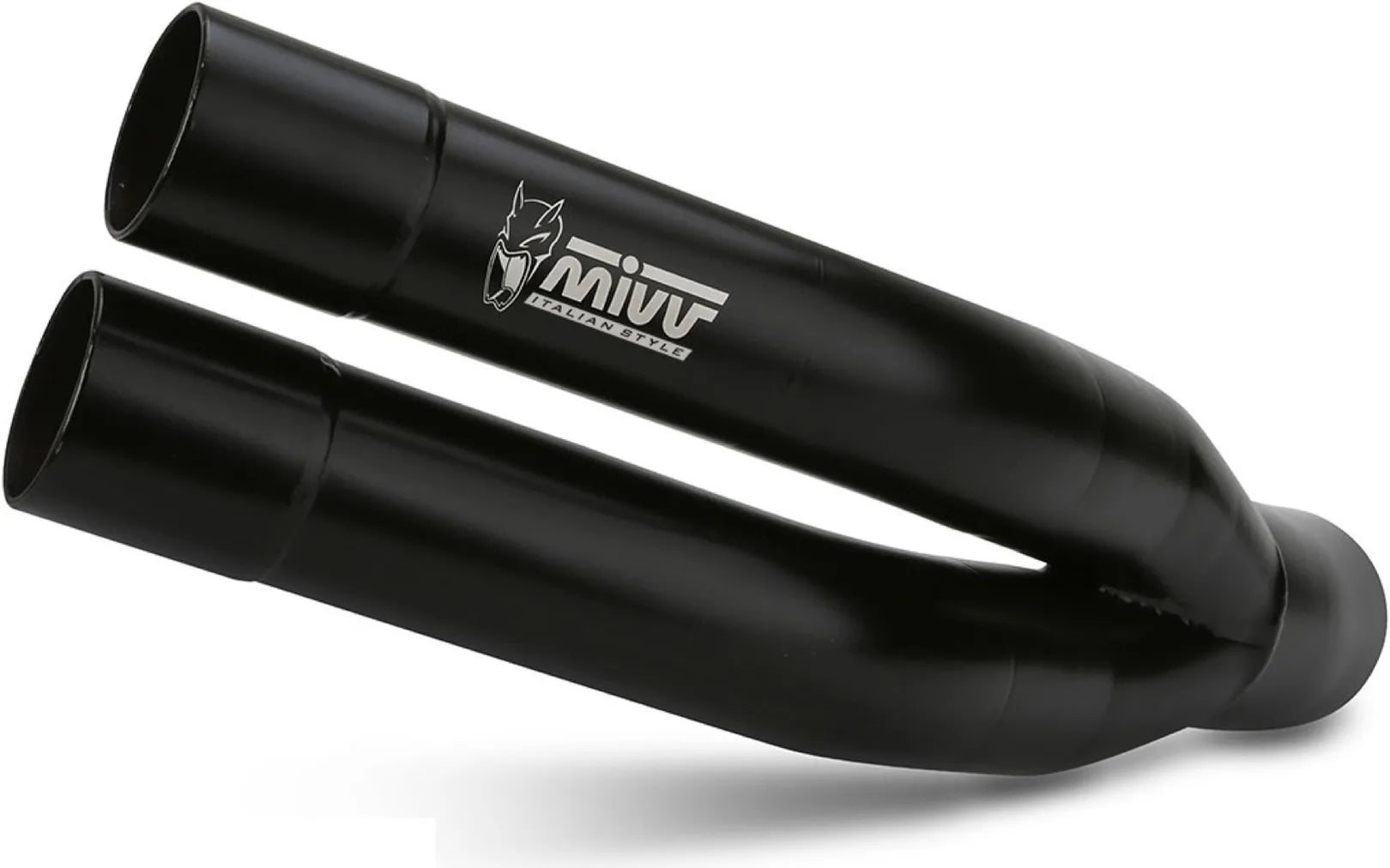Terminale Di Scarico Con Omologazione Suono Double Gun Inox Nero - Mivv Compatibile Con Suzuki Gladius (2009-2015)