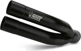 Terminale Di Scarico Con Omologazione Suono Double Gun Inox Nero - Mivv Compatibile Con Suzuki Gladius (2009-2015)