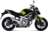 Exhaust Tip With Noise Certification Gp Steel Black - Mivv Compatible With Suzuki Gladius (2009-2015)