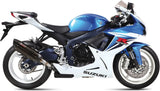 Terminale Di Scarico Con Omologazione Suono Suono Inox Nero Carbonio - Mivv Compatibile Con Suzuki Gsx-R 600 (2011-2016)