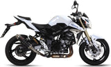 Terminale Di Scarico Con Omologazione Suono Gp Carbonio - Mivv Compatibile Con Suzuki Gsr 750 (2011-2016)