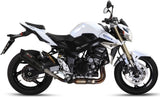 Terminale Di Scarico Con Omologazione Suono Suono Inox Nero Carbonio - Mivv Compatibile Con Suzuki Gsr 750 (2011-2016)