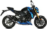 Terminale Di Scarico Con Omologazione Suono Gp Carbonio - Mivv Compatibile Con Suzuki Gsx-S 750 (2017-2020)